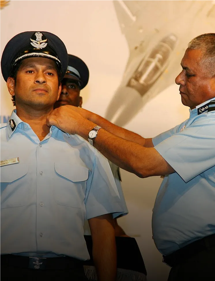Group Captain Sachin Tendulkar