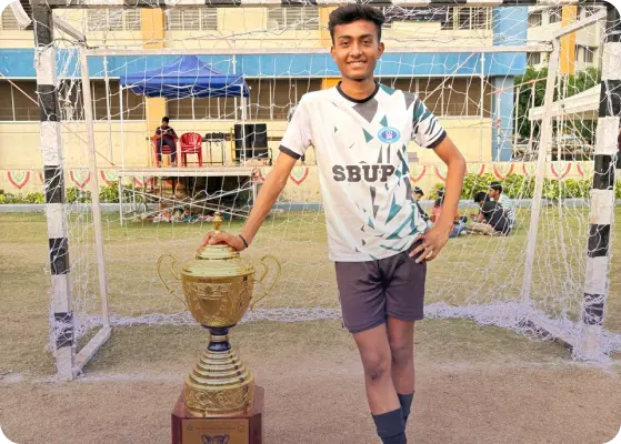 Winners in Football in Yuvotsav 2025