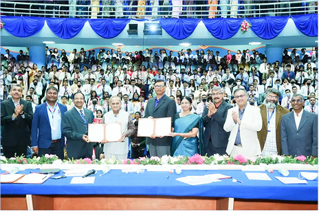 The MoU between Bosch and Sri Balaji University, Pune