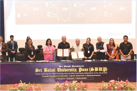 Sri Balaji University, Pune and ARaymond India Forge a Transformative Partnership